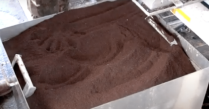 recycled k-cups coffee powder